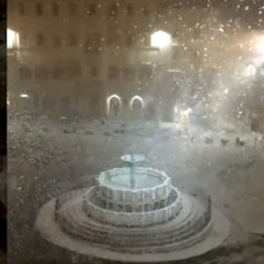 L’incantesimo di Perugia sotto la neve