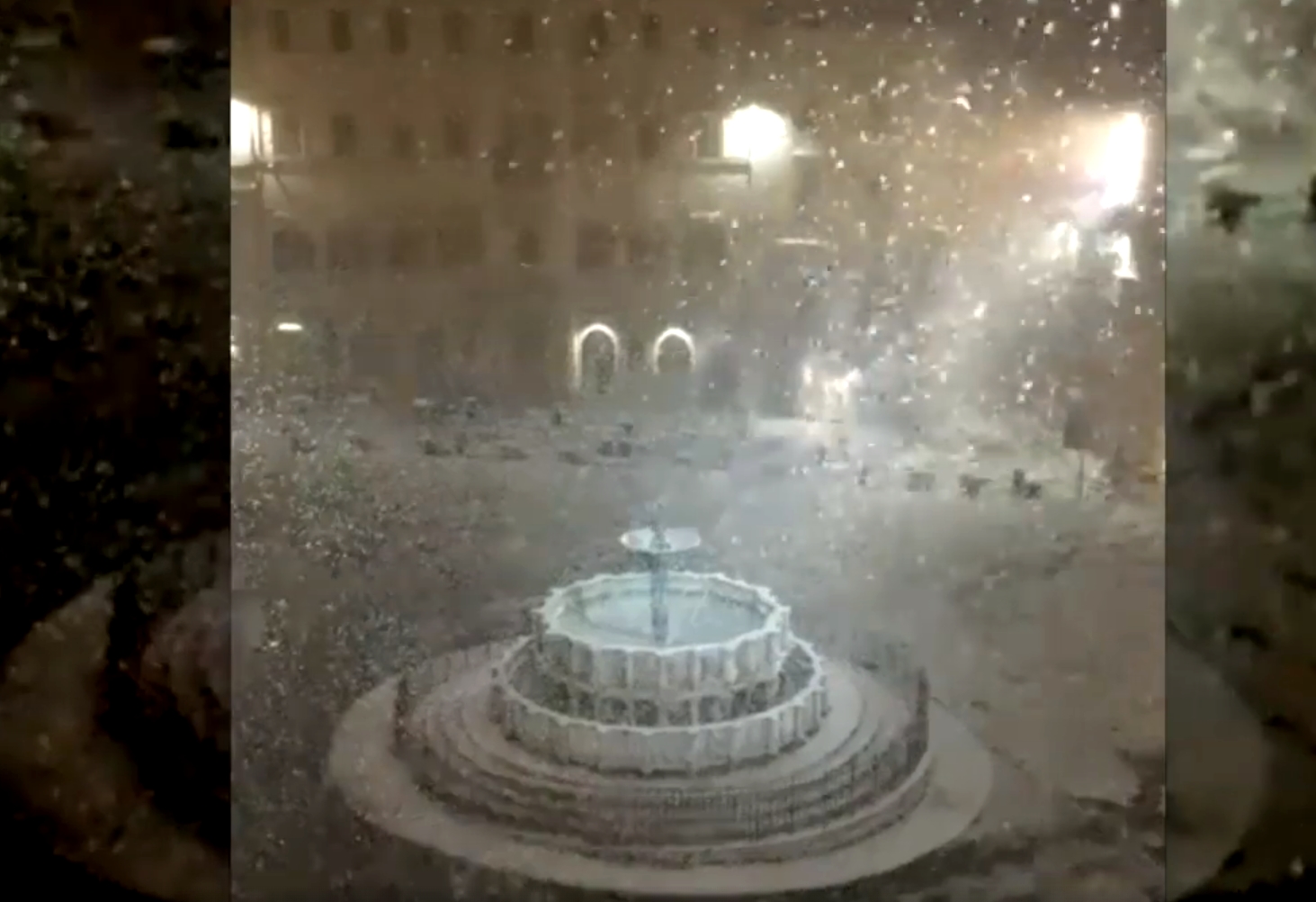 L’incantesimo di Perugia sotto la neve
