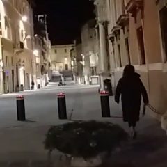 In giro a Perugia nella città ‘deserta’ – Video