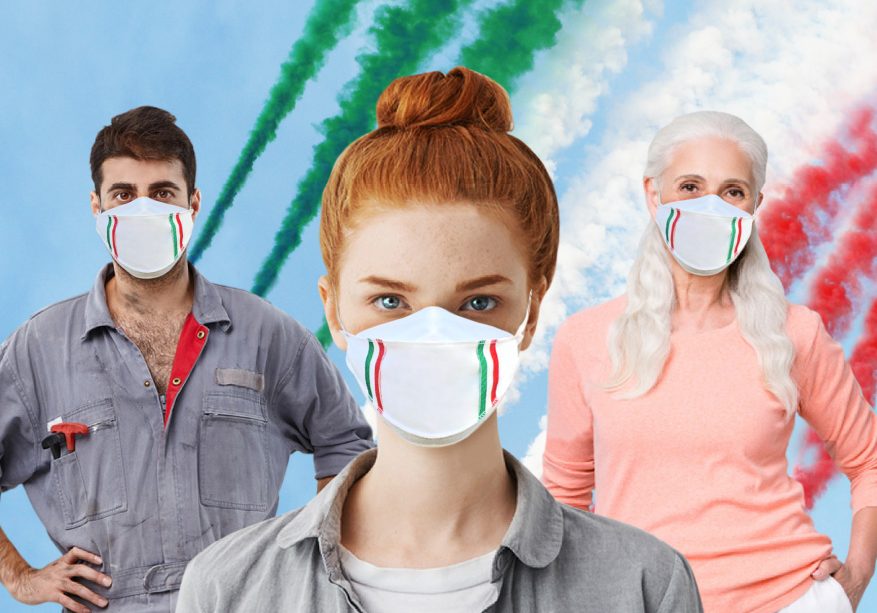 Arrivano le ‘facce tricolori’ grazie a un’azienda umbra