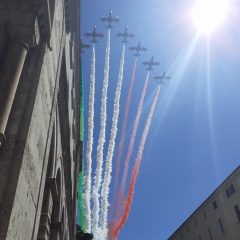 L’aeroporto dell’Umbria ‘base’ per le Frecce Tricolori che si esibiranno domenica a Foligno