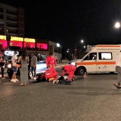 Terni, 62enne ferita dopo impatto fra furgone e scooter