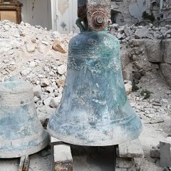 Norcia, tornano alla luce le campane della basilica benedettina