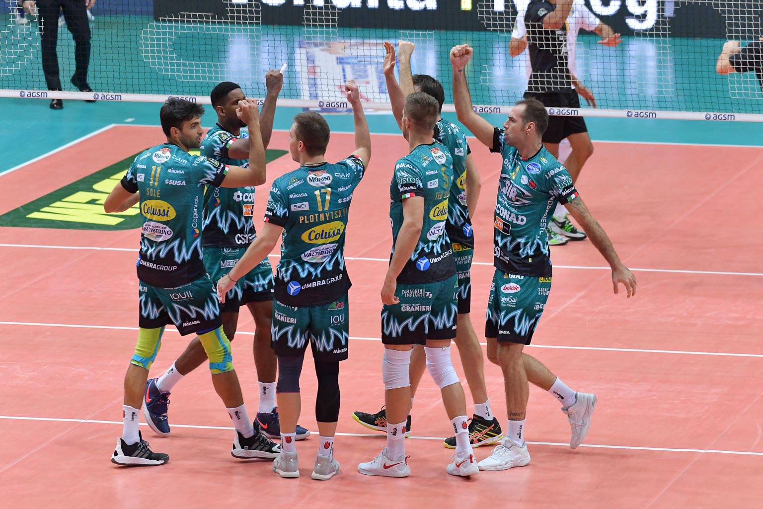 La Sir sbanca anche Verona e resta in vetta