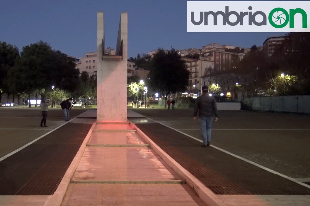 Perugia, a Fontivegge inaugurazione della nuova illuminazione