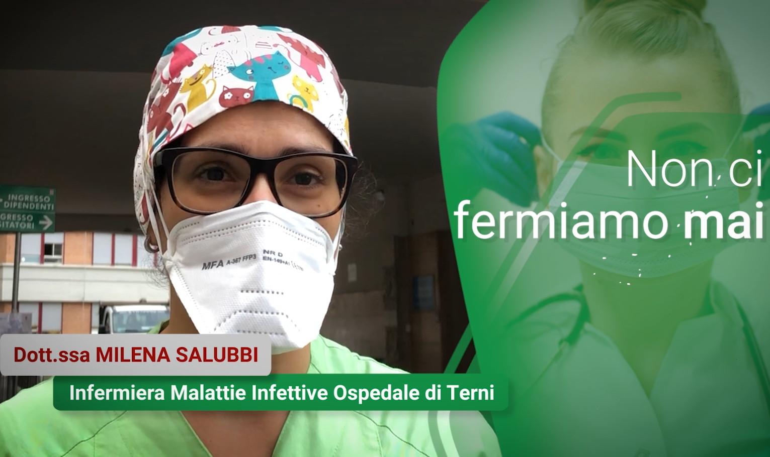 #InsiemeControlICovid: l’appello dall’ospedale ‘Santa Maria’ di Terni