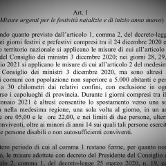 Il testo del Decreto Legge di Natale (.pdf)