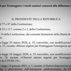 Covid, il decreto valido al 15 marzo al 6 aprile – Documento