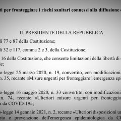 Covid, il decreto valido al 15 marzo al 6 aprile – Documento