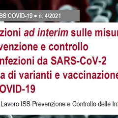 Nuove indicazioni per controllo Covid-19 – Documento