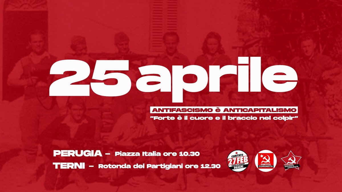 Umbria verso il 25 aprile: il comitato ’27 febbraio’ si organizza
