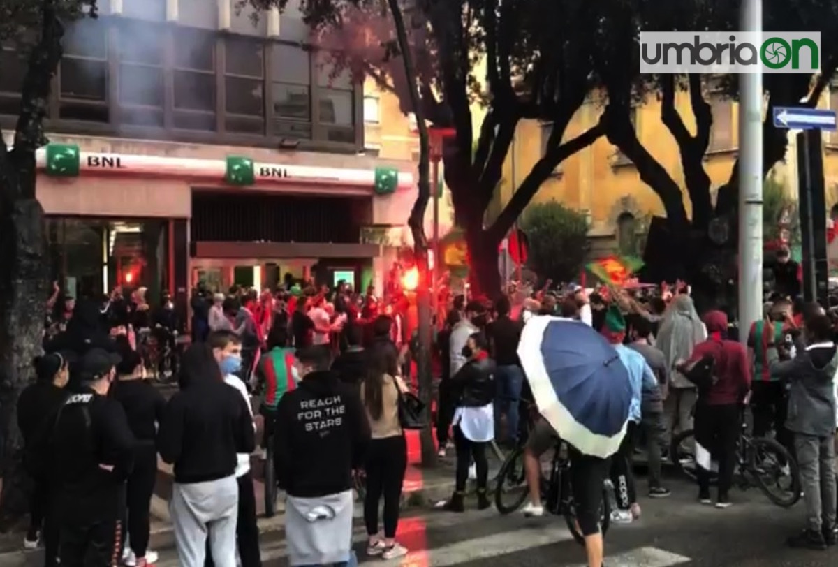 Video – Festa Ternana, tanti in piazza Tacito