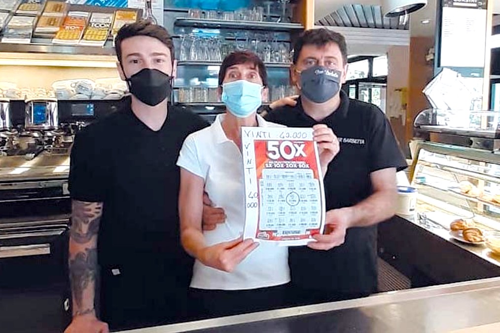 Cannara, con 10 euro ne vince 40 mila al ‘Gratta e Vinci’