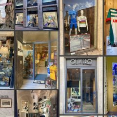 Giro d’Italia in Umbria: maglie e bici storiche nei negozi del centro