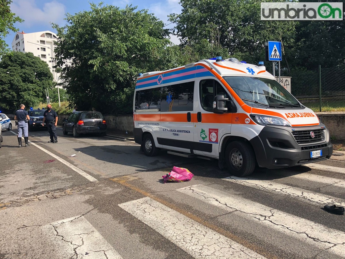 Terni, in prognosi riservata la 76enne investita a Campitello