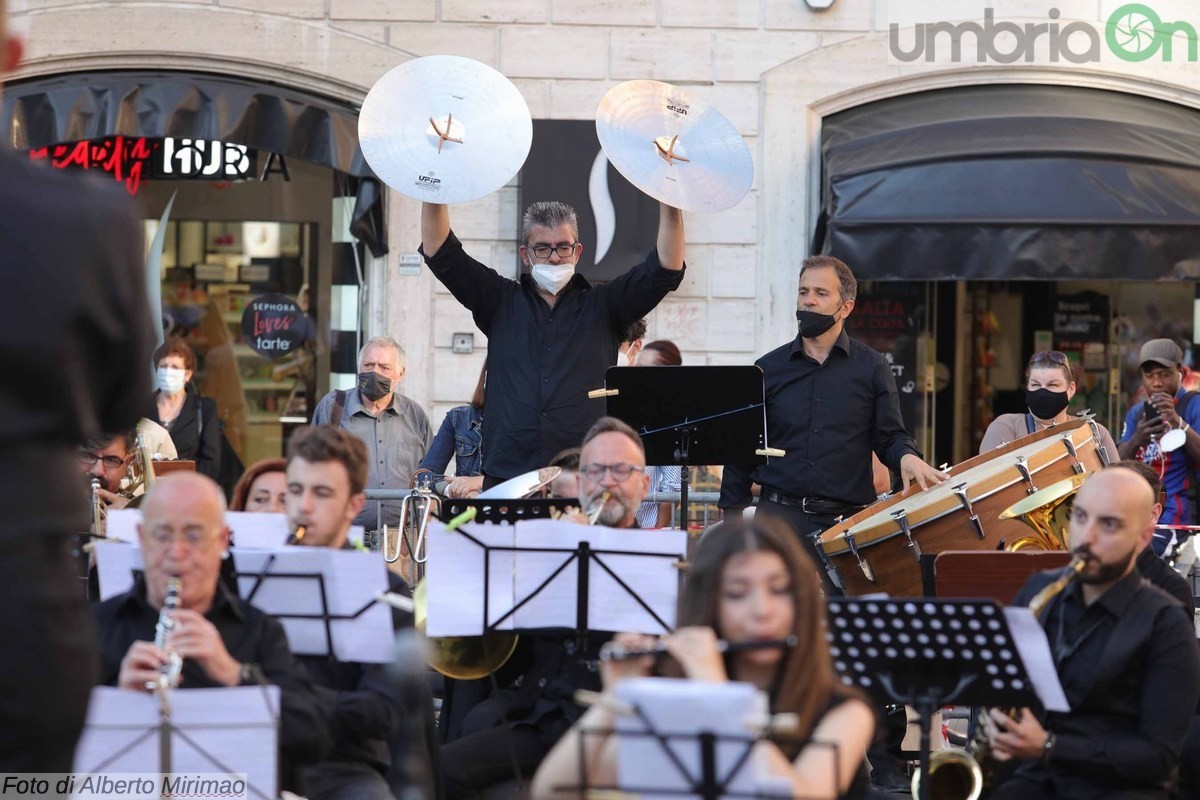 Briccialdi, concerto di ‘rinascita’ in piazza a Terni – Foto Mirimao