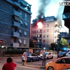 Video – Terni, incendio distrugge abitazione a Cardeto