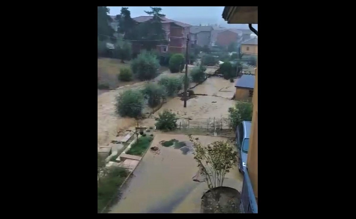 Perugia, area nord-est del territorio assediata dal maltempo – Video