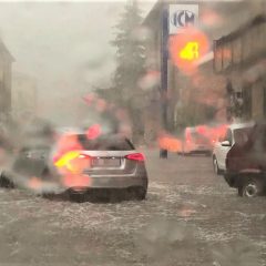 Allerta meteo: scuole tutte chiuse sabato in Umbria. Allagamenti e problemi