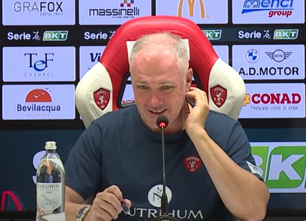Pordenone-Perugia, convocati e conferenza di mister Alvini