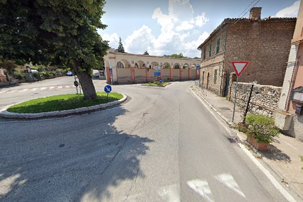 Spoleto, incidente: centauro resta ferito