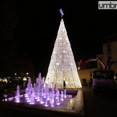 Natale a Terni, luminarie e addobbi: novità in piazza Europa
