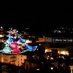 Natale a Perugia, ‘L’Ast Christmas’: maxi videomapping albero