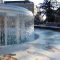 Fontana piazza Tacito Primi stop: niente acqua a causa del gelo