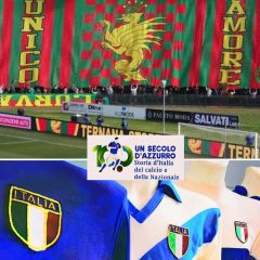 ‘Un Secolo d’Azzurro’ a Terni: al PalaSì mostra sulla storia del calcio