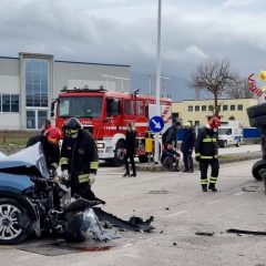 Bastia Umbra: incidente nella zona industriale. Un ferito