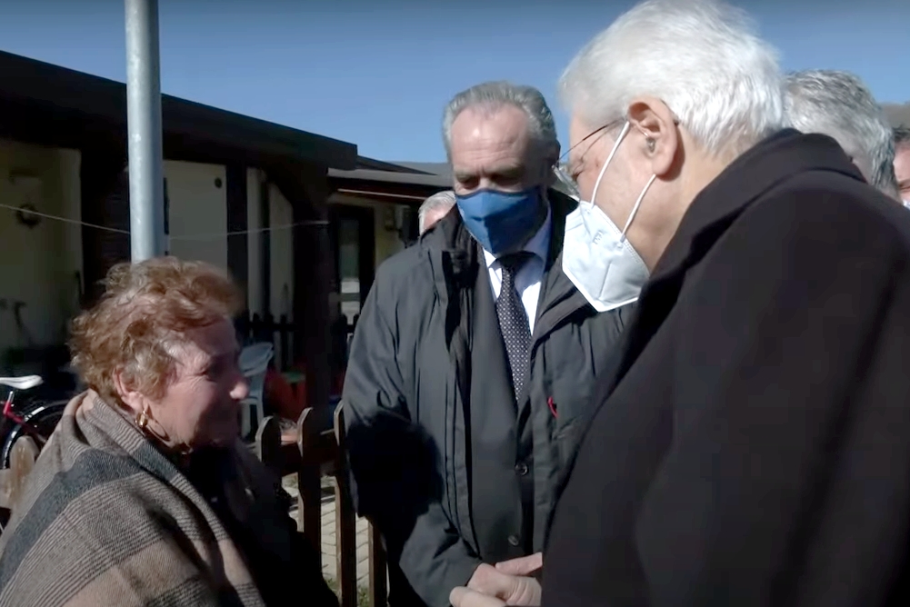 «Presidente, rivoglio la mia casa»: l’appello della signora di Norcia a Mattarella – video