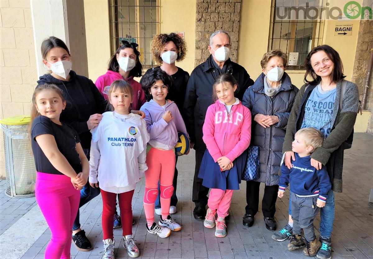 Solidarietà e volley: Sofiia e la sua famiglia ripartono da Terni