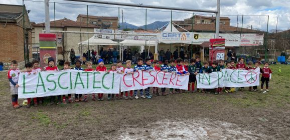 Terni, ‘Festa del rugby’ a San Giovanni. Con messaggio dai bimbi