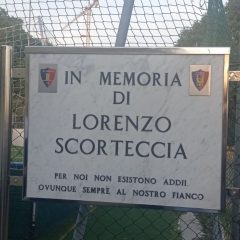 Una targa per Lorenzo Scorteccia: «Per noi non esistono addii»