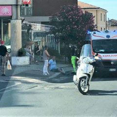 Terni: auto contro scooter a borgo Rivo