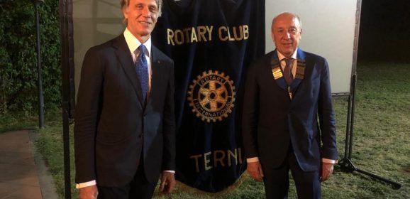 Piero Maroni è il nuovo presidente del Rotary club di Terni