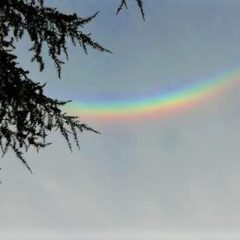 Un sorriso nel cielo: arcobaleno rovesciato fotografato a Terni