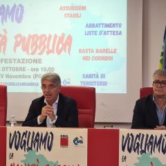 «Vogliamo la sanità pubblica». Il 22 ottobre manifestazione regionale a Perugia