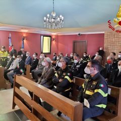 Vigili del fuoco Terni: dedicazione dell’altare e consacrazione della cappella Santa Barbara