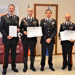 Riconoscimenti a tre carabinieri fra Terni, Orvieto e Porano
