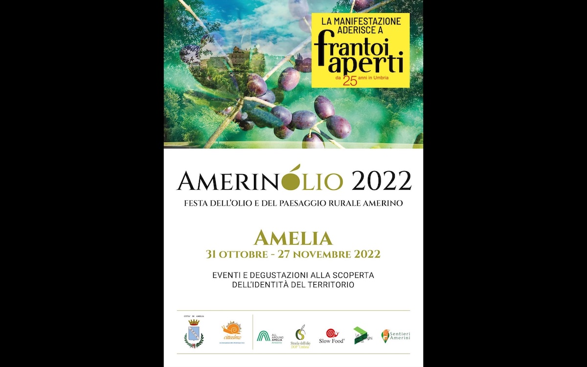 Amelia: festa dell’olio e del paesaggio con ‘Amerinòlio’