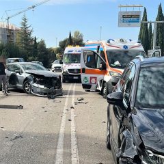 Terni: incidente in viale Tiro Oro Nobili. Coinvolte due vetture