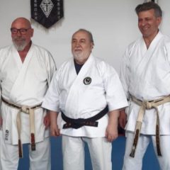 Karate a Terni, il gran maestro Augusto Basile in visita