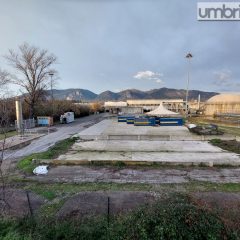 Terni, presidio contro impianto fanghi in via Vanzetti: «No a città pattumiera»