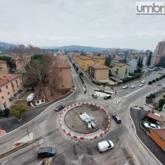 Di Vittorio/Turati Terni: tempi più lunghi per l’ultimazione della rotonda – Fotogallery