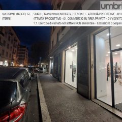 Commercio a Terni, chiude Equivalenza in via I Maggio