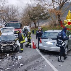 Frontale a Gubbio: due persone in ospedale