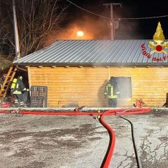 Preci: ristorante in fiamme. Intervento dei vigili del fuoco