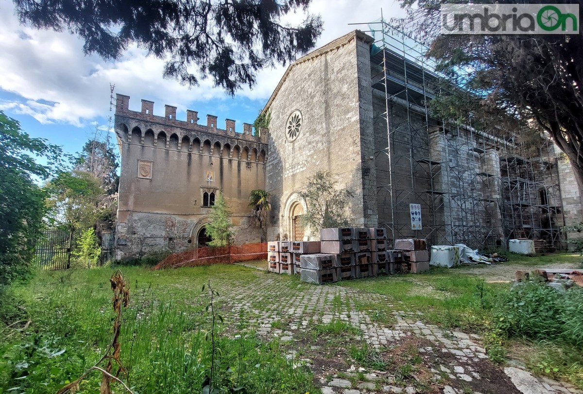 Narni, chiesa San Girolamo: affanno per i lavori iniziati nel 2021