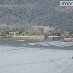 Piediluco, via il pontile di partenza del lago da 100 metri lineari